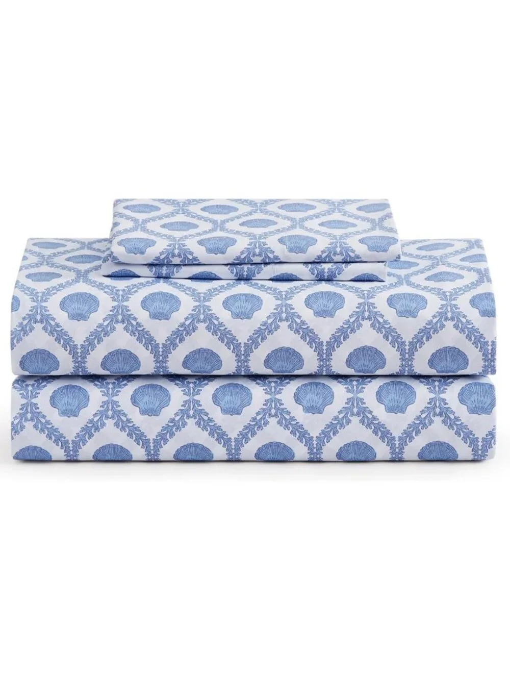 Coastal Queen Microfiber Sheet Set, Tropical Print Bedding, Soft & Durable